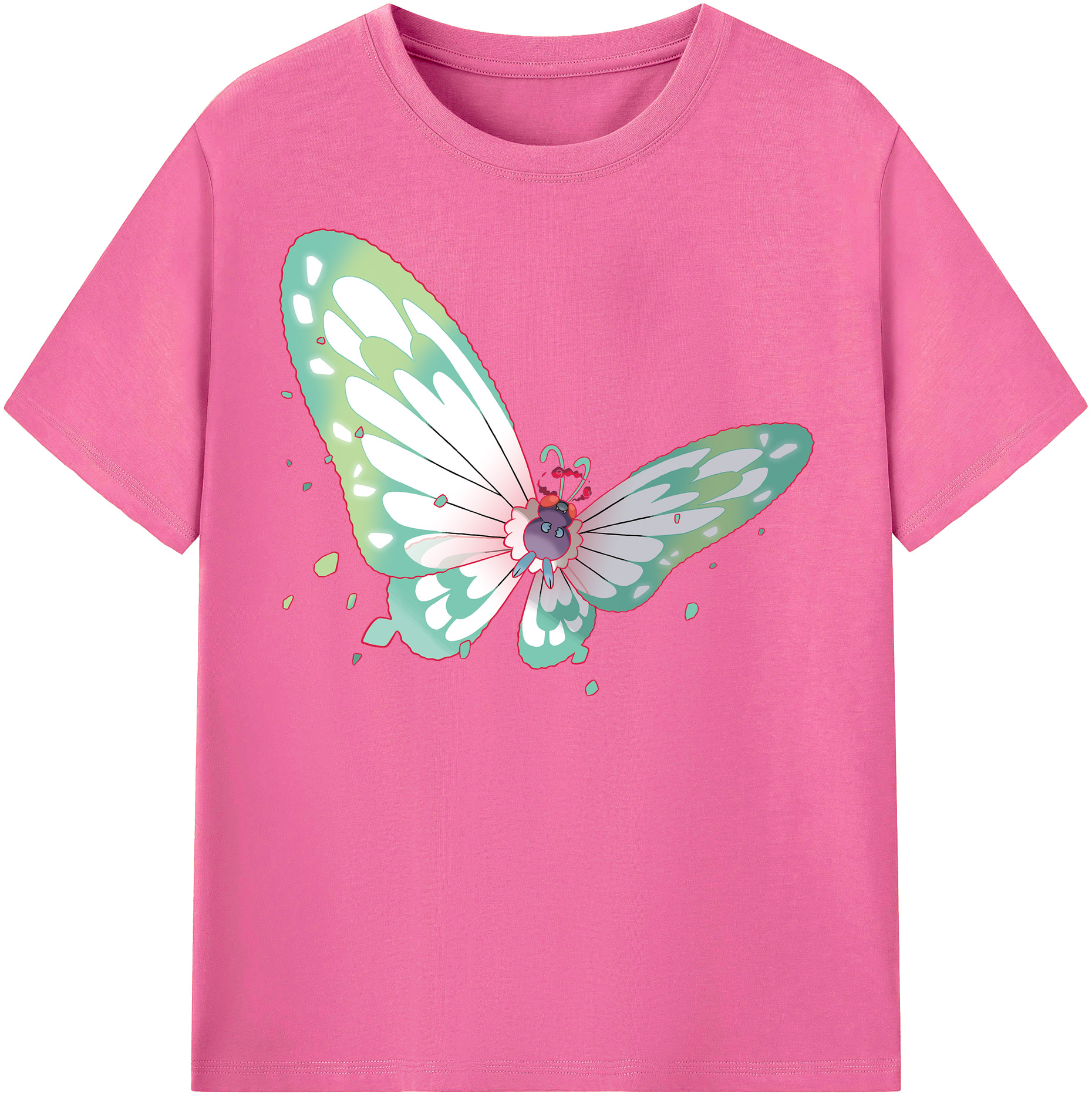 （画像用） ポケットモンスター Pokémon レディースカジュアルプリントTシャツ（綿100％）